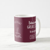 Kaffeepause – Tolle Ideen – Burgund Kaffeetasse (VorderseiteRechts)