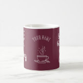 Kaffeepause – Tolle Ideen – Burgund Kaffeetasse (Mittel)