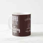 Kaffeepause – Tolle Ideen – Espresso-Braun Kaffeetasse (Vorderseite Links)