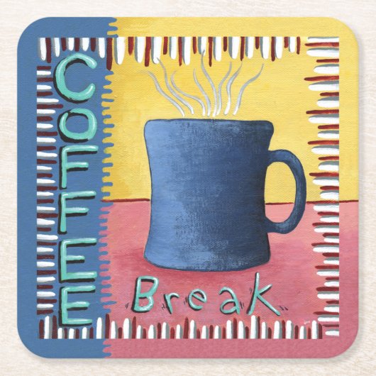 Kaffeepause Untersetzer (Vorderseite)