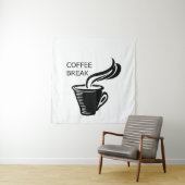 Kaffeepause Wandteppich (Beispiel)