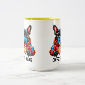 Kaffeepause  zweifarbige tasse (Mittel)