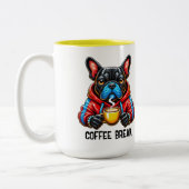 Kaffeepause  zweifarbige tasse (Links)