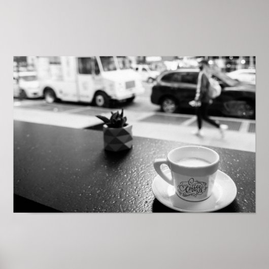 Kaffeepausen in NYC Poster (Vorne)