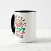 Kaffeepausen sind notwendig tasse (Vorderseite Links)