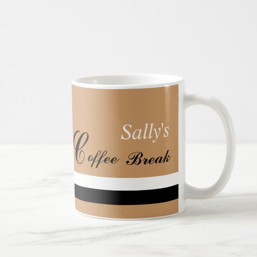 Kaffeepausen-Tassen mit Namen Kaffeetasse (Rechts)