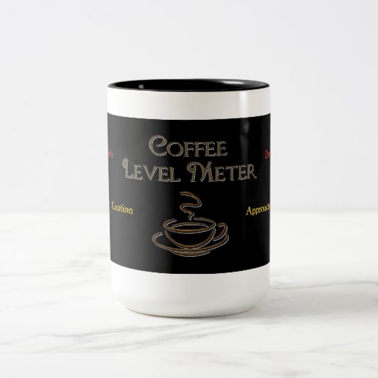 Kaffeepegel Meter Black Coffee Tasse (Mittel)