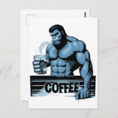 Kaffeepflanze Postkarte (Vorne/Hinten)