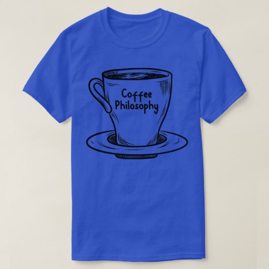 Kaffeephilosophie T-Shirt (Design vorne)