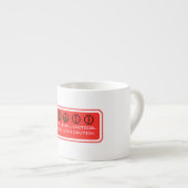 Kaffeepiegel: kritisch espressotasse (Vorderseite Rechts)