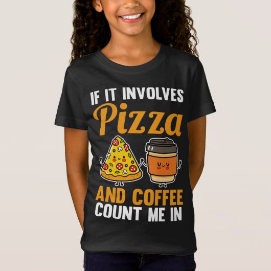Kaffeepizza T-Shirt (Vorderseite)