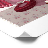 Kaffeeplakat für Ihre Küche Poster (Ecke)