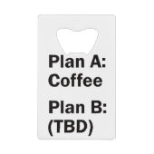 Kaffeeplan Geldbeutel Flaschenöffner (Vorderseite)