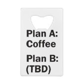 Kaffeeplan Geldbeutel Flaschenöffner (Rückseite)