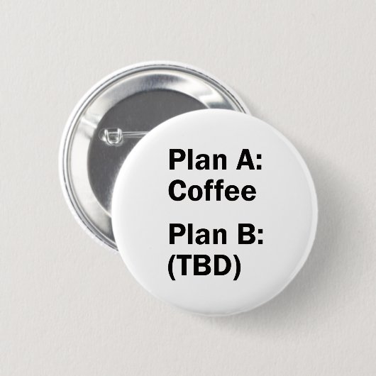 Kaffeepläne Button (Vorne & Hinten)
