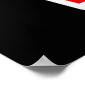 Kaffeeposter, Koffein, ICONS, schwarz, Poster (Ecke)