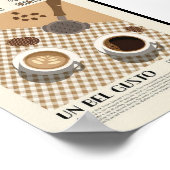 Kaffeeposter | Matte Giclée Print Poster (Ecke)