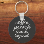 Kaffeepräsentation Wiederholung Schlüsselanhänger (Vorderseite)