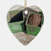 Kaffeeproduktion Keramik Ornament (Rechts)