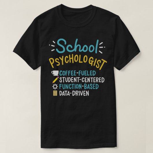 Kaffeepsychologe T-Shirt (Design vorne)
