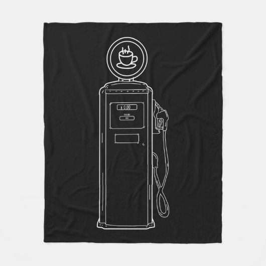 Kaffeepumpe Fleecedecke (Vorderseite)