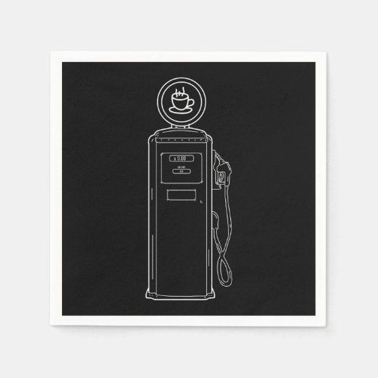 Kaffeepumpe Serviette (Vorderseite)