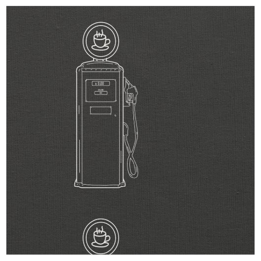 Kaffeepumpe Stoff (Nahaufnahme)