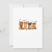 Kaffeepumpkin Spice Latte Erntedank Coffe Einladung (Vorderseite)