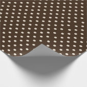 Kaffeepunkte Geschenkpapier (Ecke)