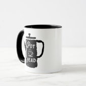 Kaffeepuppe Kaffee Funny Coffee Combo Tasse (Vorderseite Links)