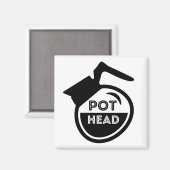 Kaffeepuppe Magnet (Vorderseite/Rückseite)