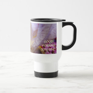 KAFFEEREISEBECHER GESCHENK Iris Blumen Frühling Reisebecher