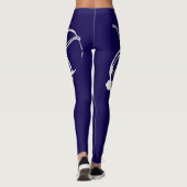Kaffeeringe Leggings (Rückseite)