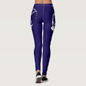 Kaffeeringe Leggings (Rückseite)