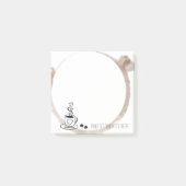 Kaffeeringfleck Post-it Klebezettel (Vorderseite)