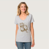 Kaffeeringflecken T-Shirt (Vorderseite Vollansicht)