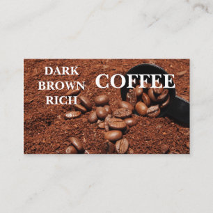 Kaffeeröstbohnen Geschäftskarte Visitenkarte