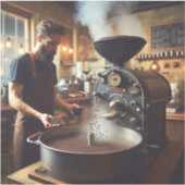 Kaffeeröster Aufkleber (Vorderseite)