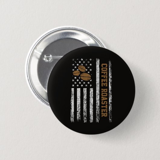 Kaffeeröster Button (Vorne & Hinten)