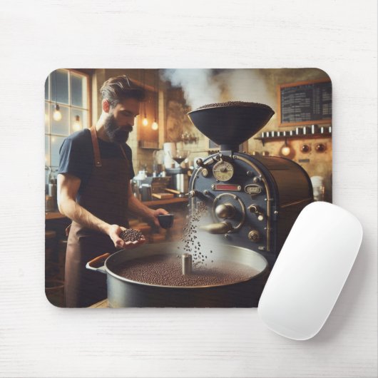 Kaffeeröster Mousepad (Mit Mouse)