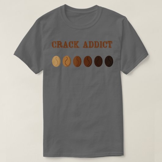 Kaffeeröster-Rack Addictive Kaffeeröster T-Shirt (Design vorne)