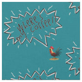 Kaffeeröster Stoff (Nahaufnahme)