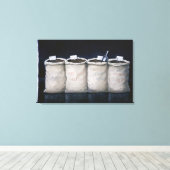 Kaffeesäcke 1990 leinwanddruck (Insitu (Holzboden))