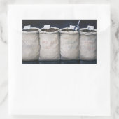 Kaffeesäcke 1990 rechteckiger aufkleber (Tasche)