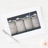 Kaffeesäcke 1990 rechteckiger aufkleber (Umschlag)