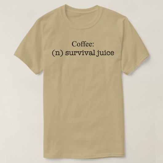 Kaffeesaft T-Shirt (Design vorne)