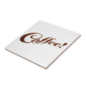 Kaffeesatz-Kaffee - Fliese (Seite)