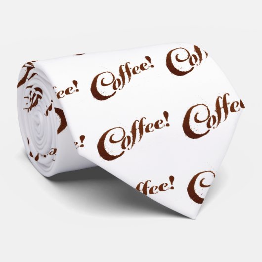 Kaffeesatz-Kaffee - Krawatte (Gerollt)