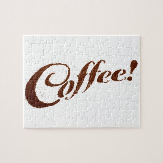 Kaffeesatz-Kaffee - Puzzlespiel Puzzle (Horizontal)