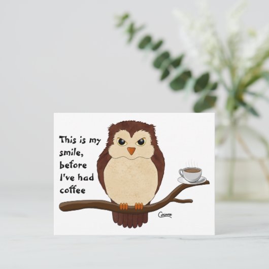 Kaffeeschale - Postkarte (Stehend Vorderseite)